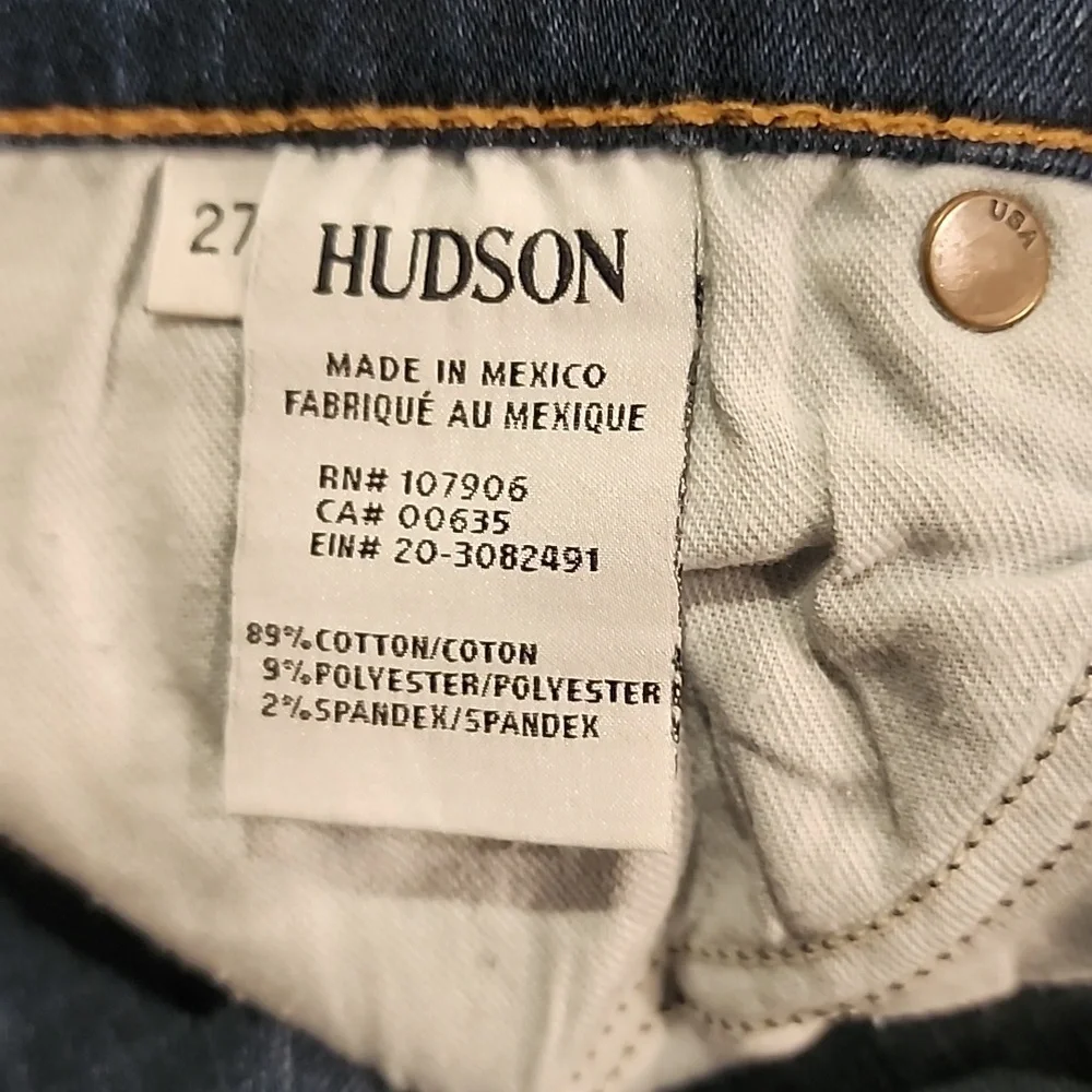 Hudson skinny cuffed jeans - Picture 7 of 8
